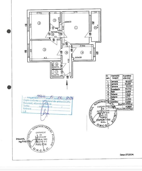 Drumul Taberei, apartament 3 camere, 63 mp, etaj 3, metrou Raul Doamnei.